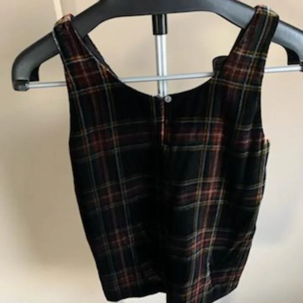 J Crew  Stewart Tartan top